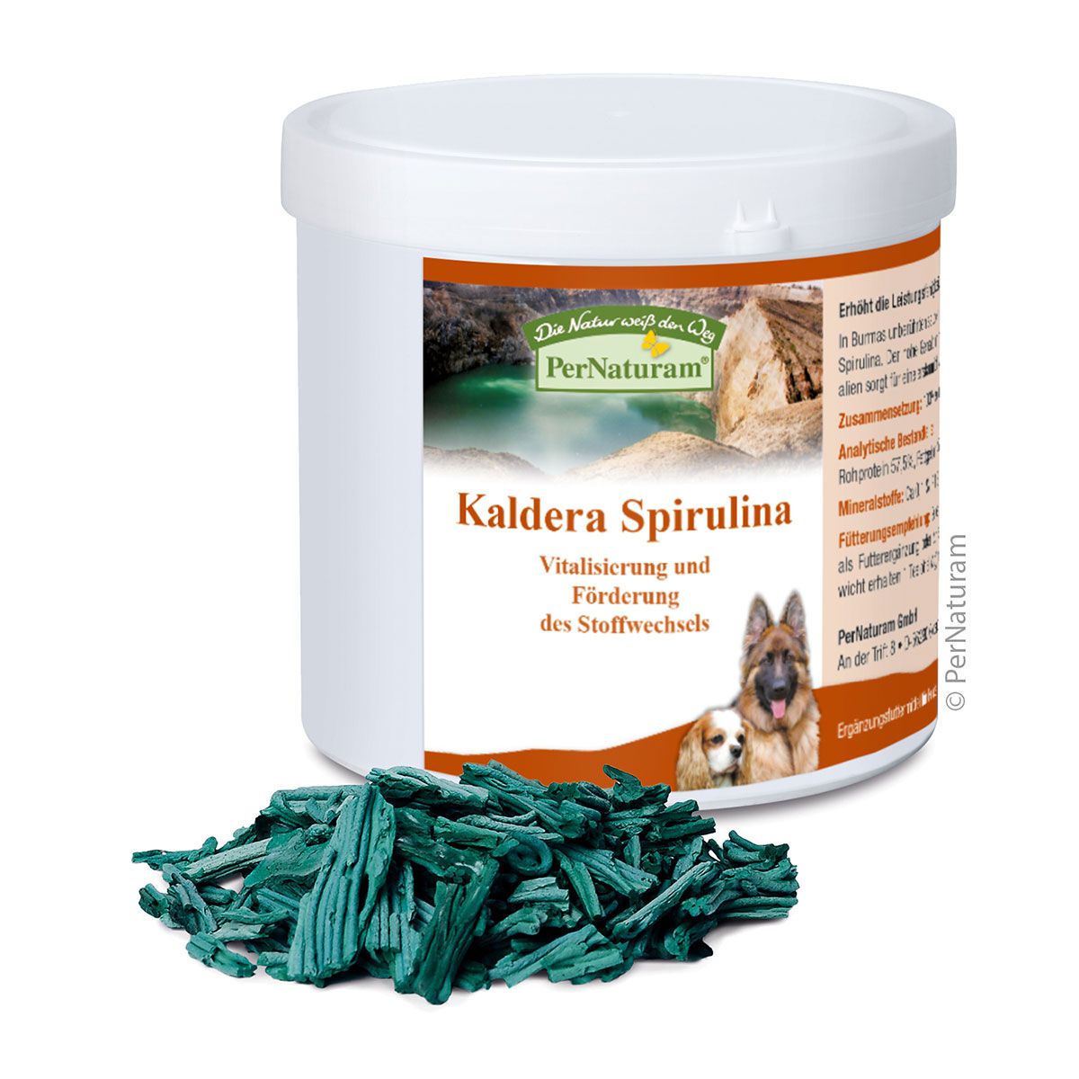 Pernaturam Kaldera Spirulina kaufen bei HUNDunterwegs.de